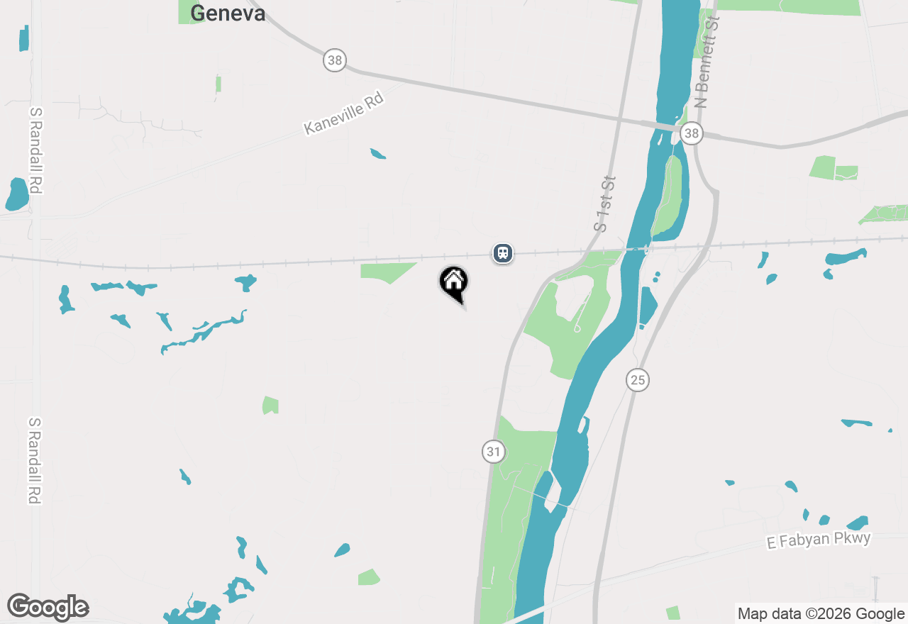 Map of 810 Dow Avenue, Geneva, IL 60134