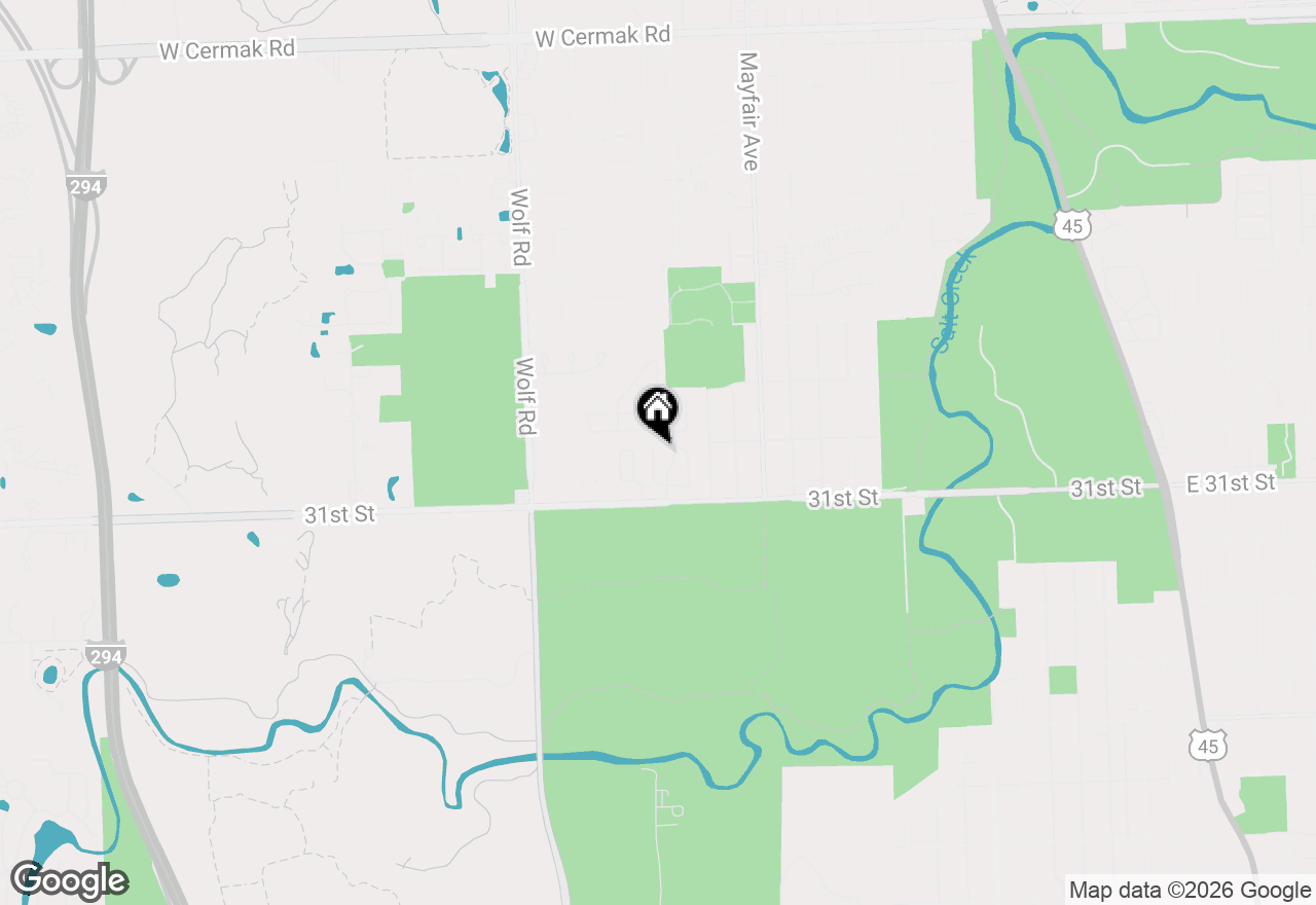 Map of 3017 Carlton Court, Westchester, IL 60154