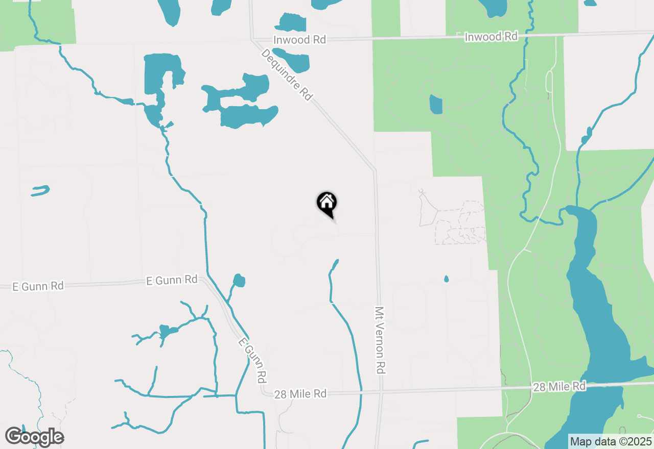 Map of 2560 Darren Drive, Washington, MI 48094