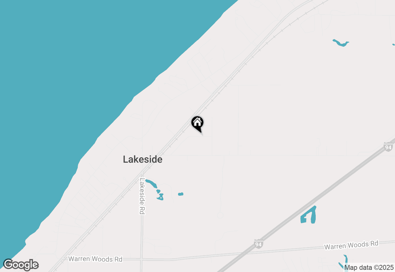 Map of 8563 First Street, Lakeside, MI 49128
