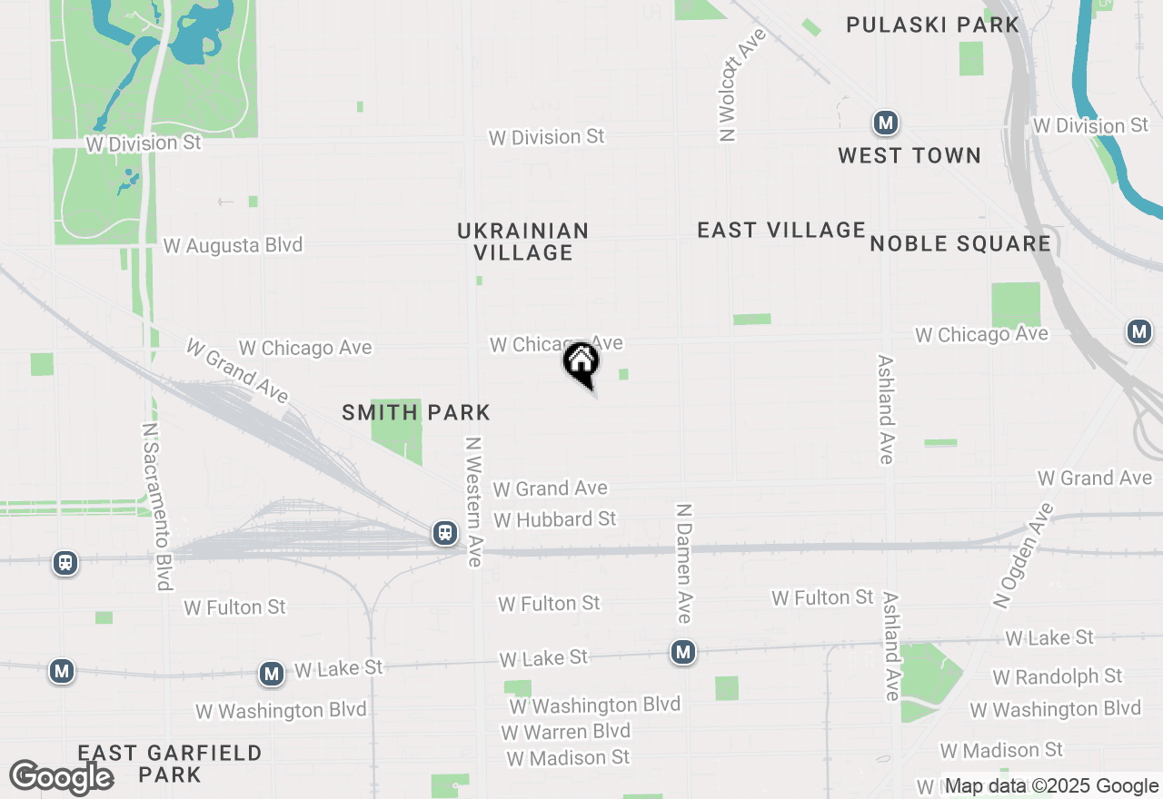 Map of 2159 W Huron Street #2R, Chicago, IL 60622
