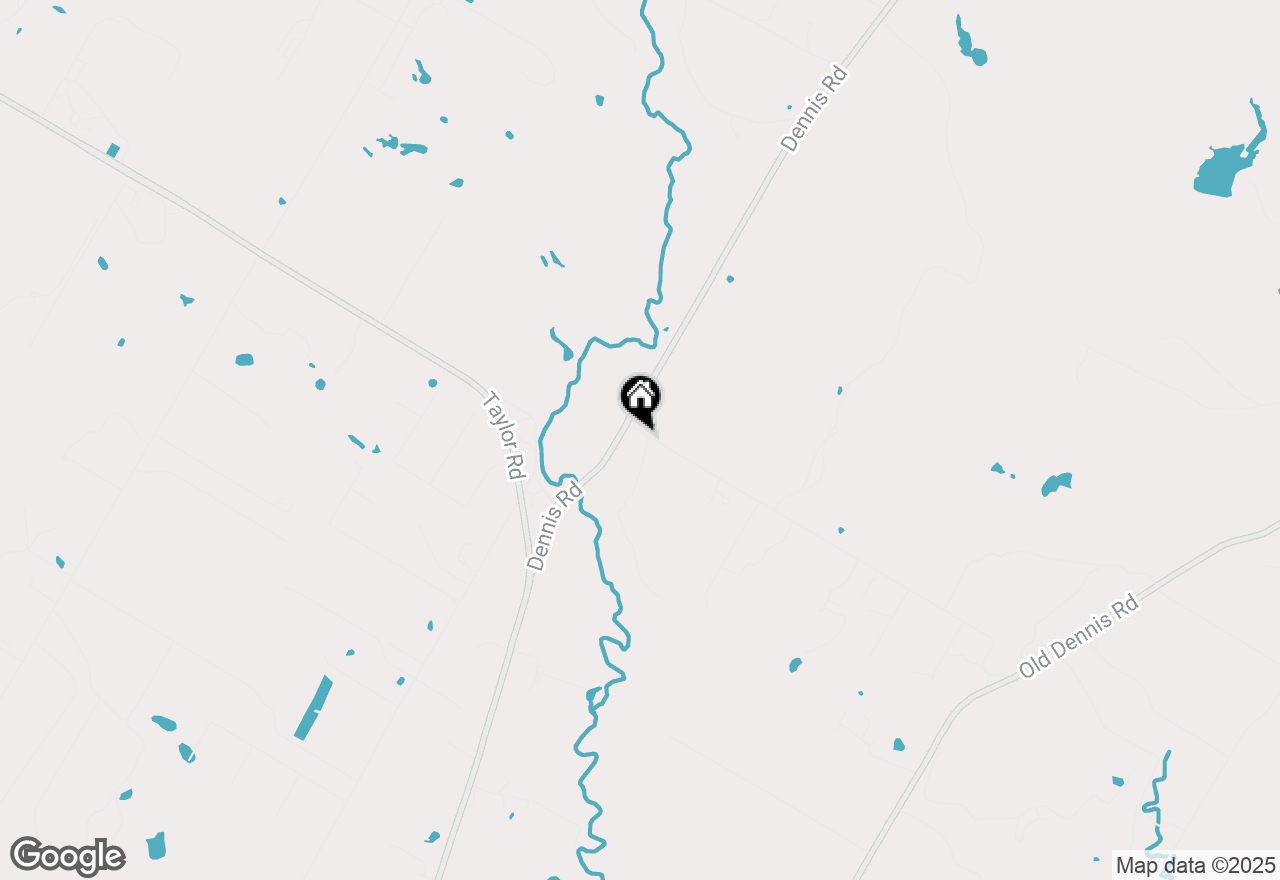 Map of 1201 Ox Mill Creek Road, Weatherford, TX 76087