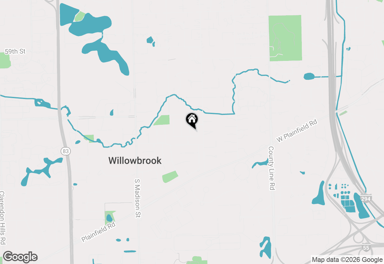 Map of 6401 Briar Road, Willowbrook, IL 60527
