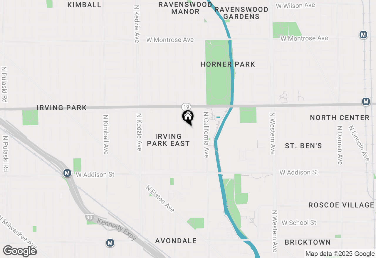 Map of 3840 N Francisco Avenue, Chicago, IL 60618
