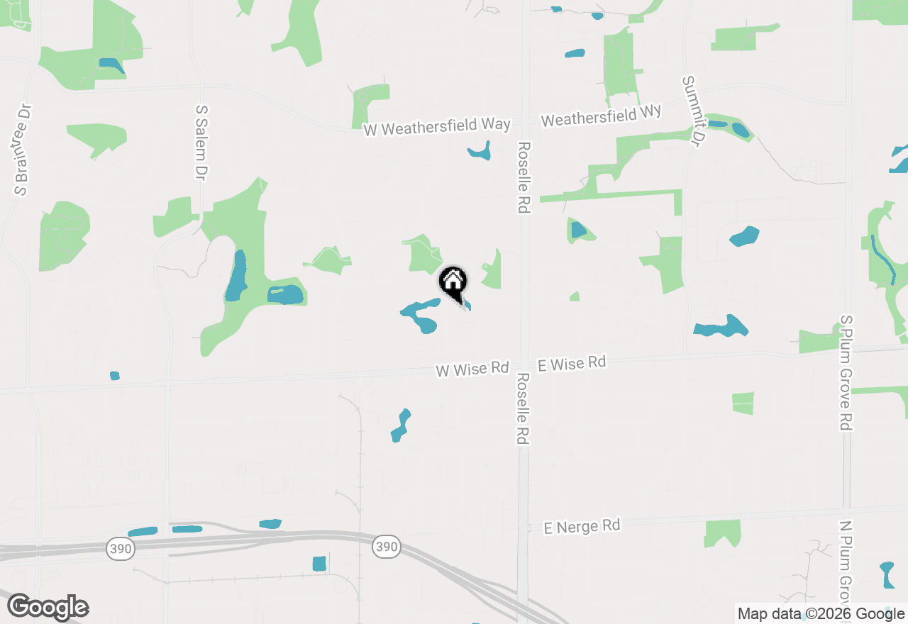 Map of 1077 Dickens Way #C, Schaumburg, IL 60193