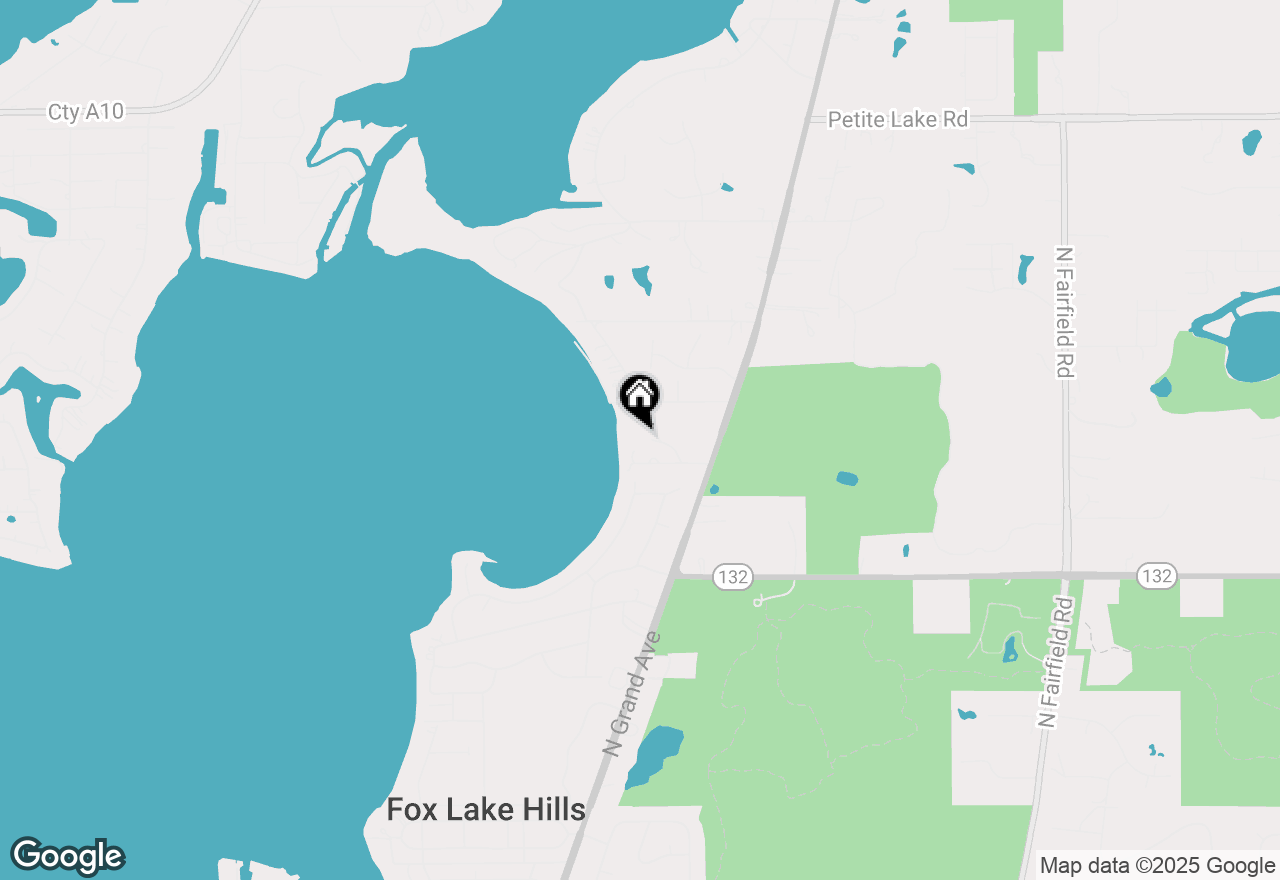 Map of 25164 W Sunset Lane, Lake Villa, IL 60046