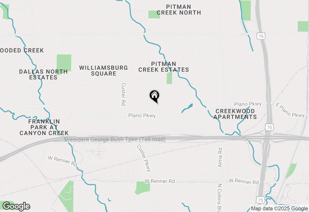 Map of 1800 Westlake Drive, Plano, TX 75075