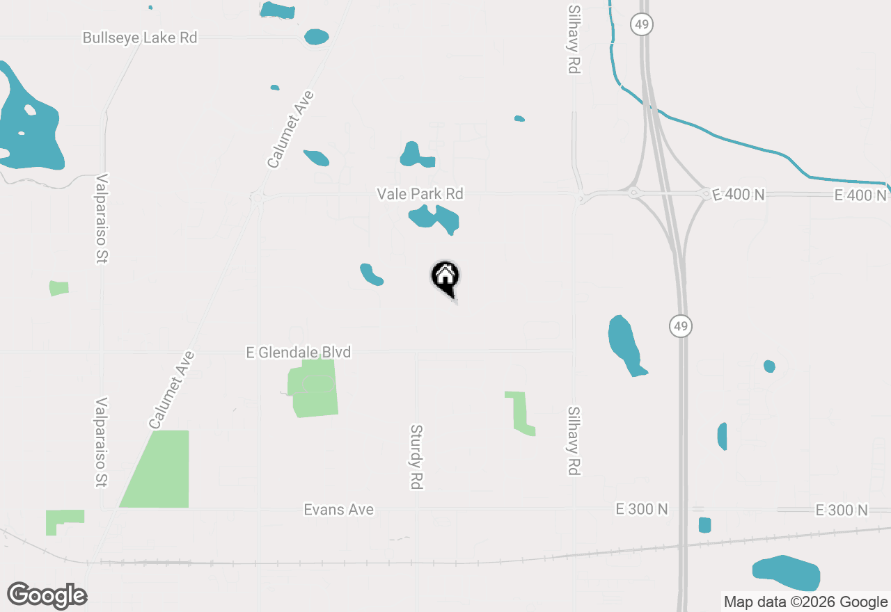 Map of 2101 Hollandale Drive, Valparaiso, IN 46383