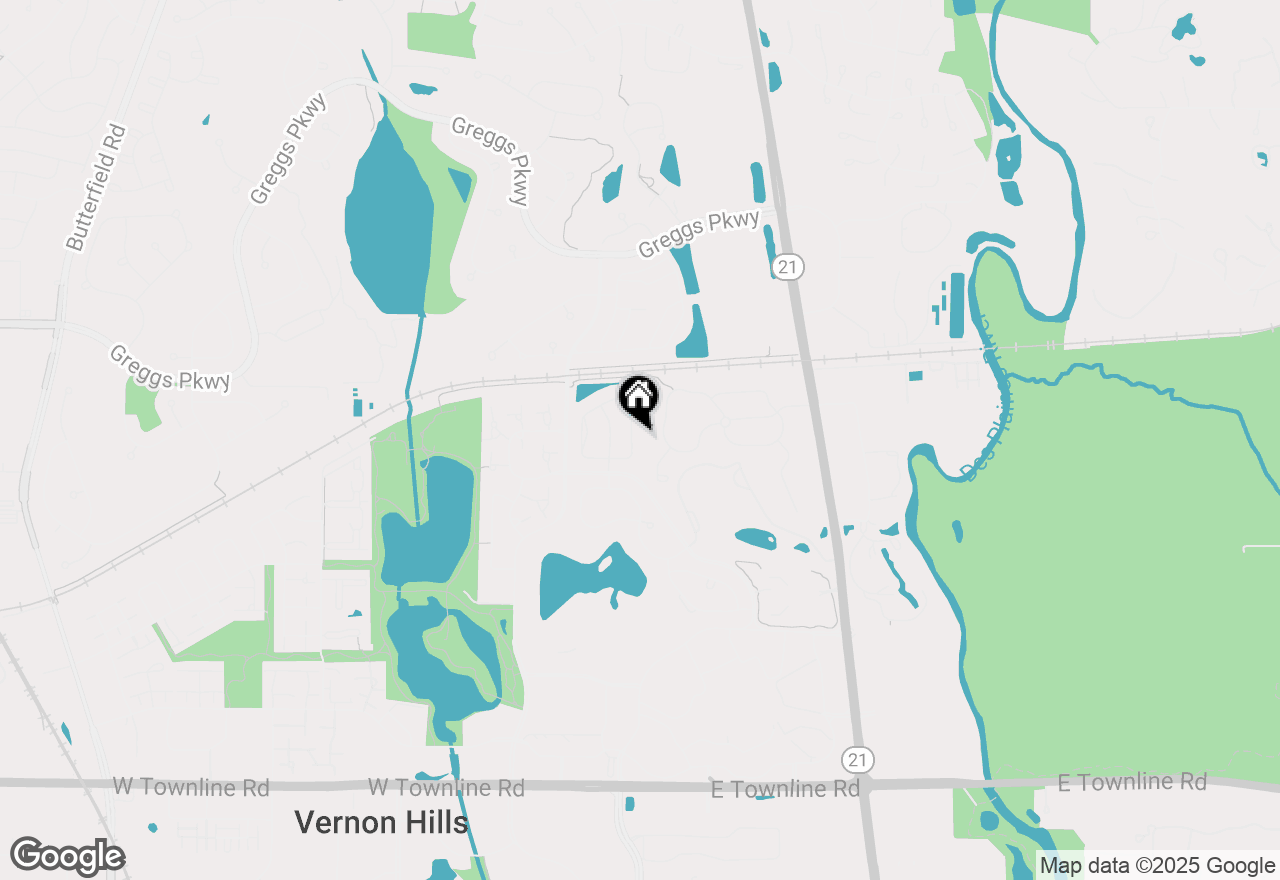 Map of 460 Pine Lake Circle, Vernon Hills, IL 60061