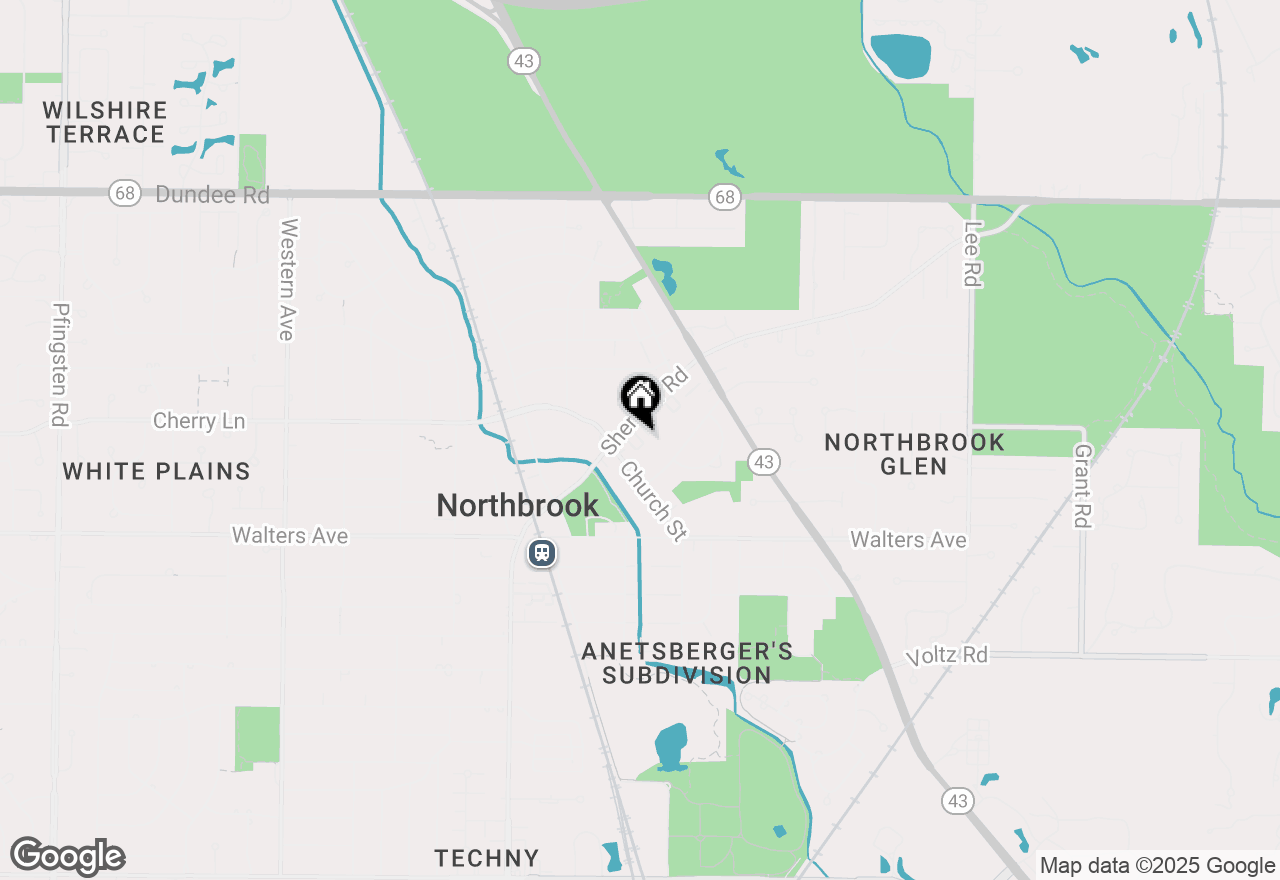 Map of 1261 Gateway Court, Northbrook, IL 60062