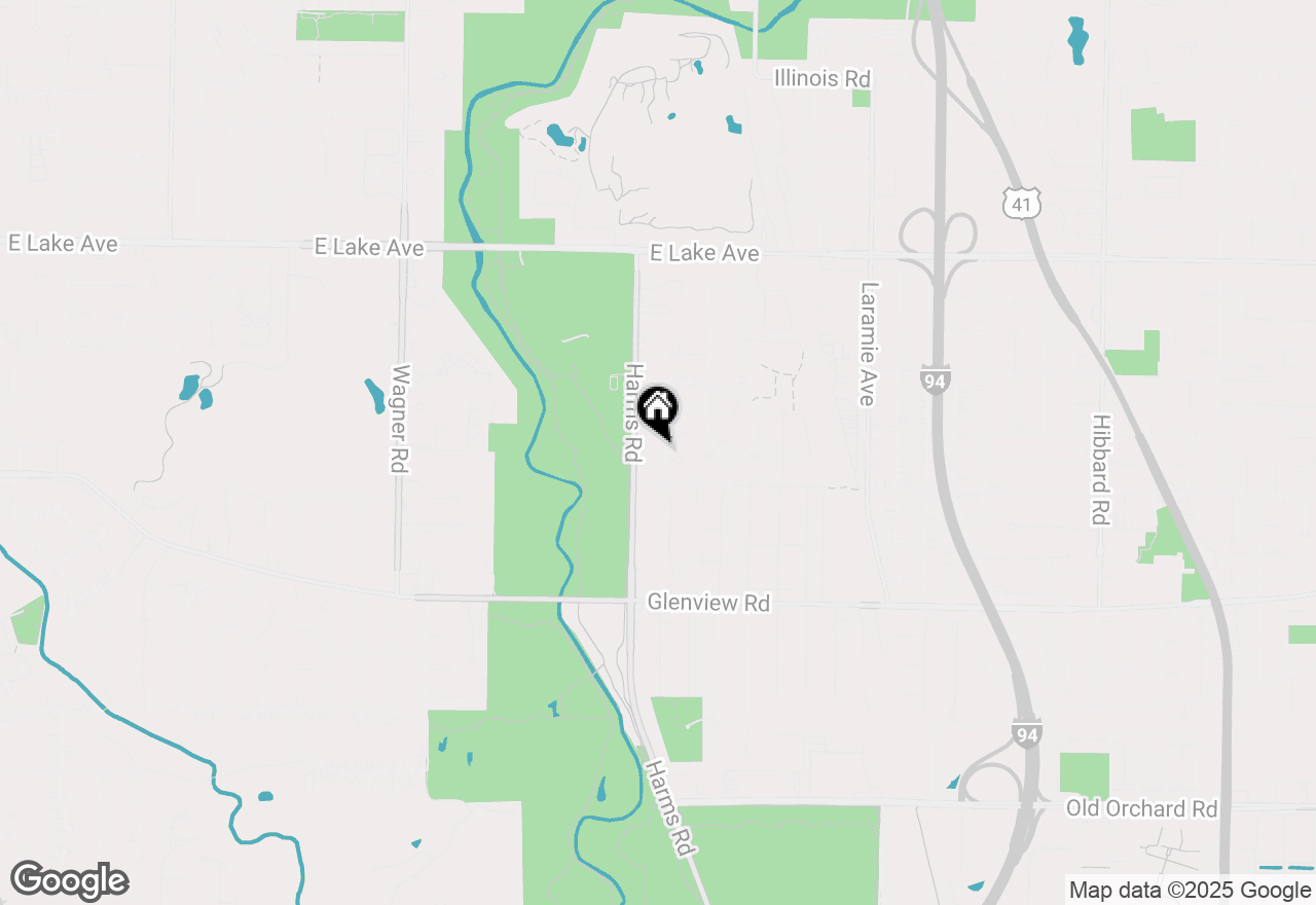 Map of 1024 Arbor Lane, Glenview, IL 60025