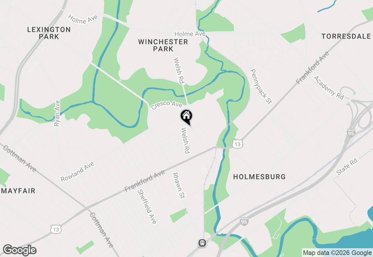 Map of 3405 Welsh Road, Philadelphia, PA 19136