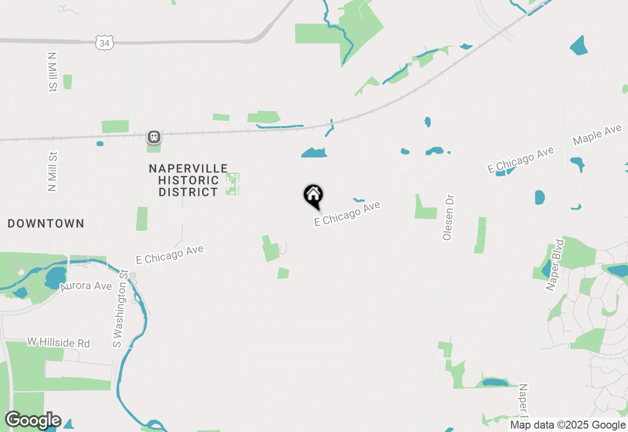 Map of 1001 E Chicago Avenue #111, Naperville, IL 60540