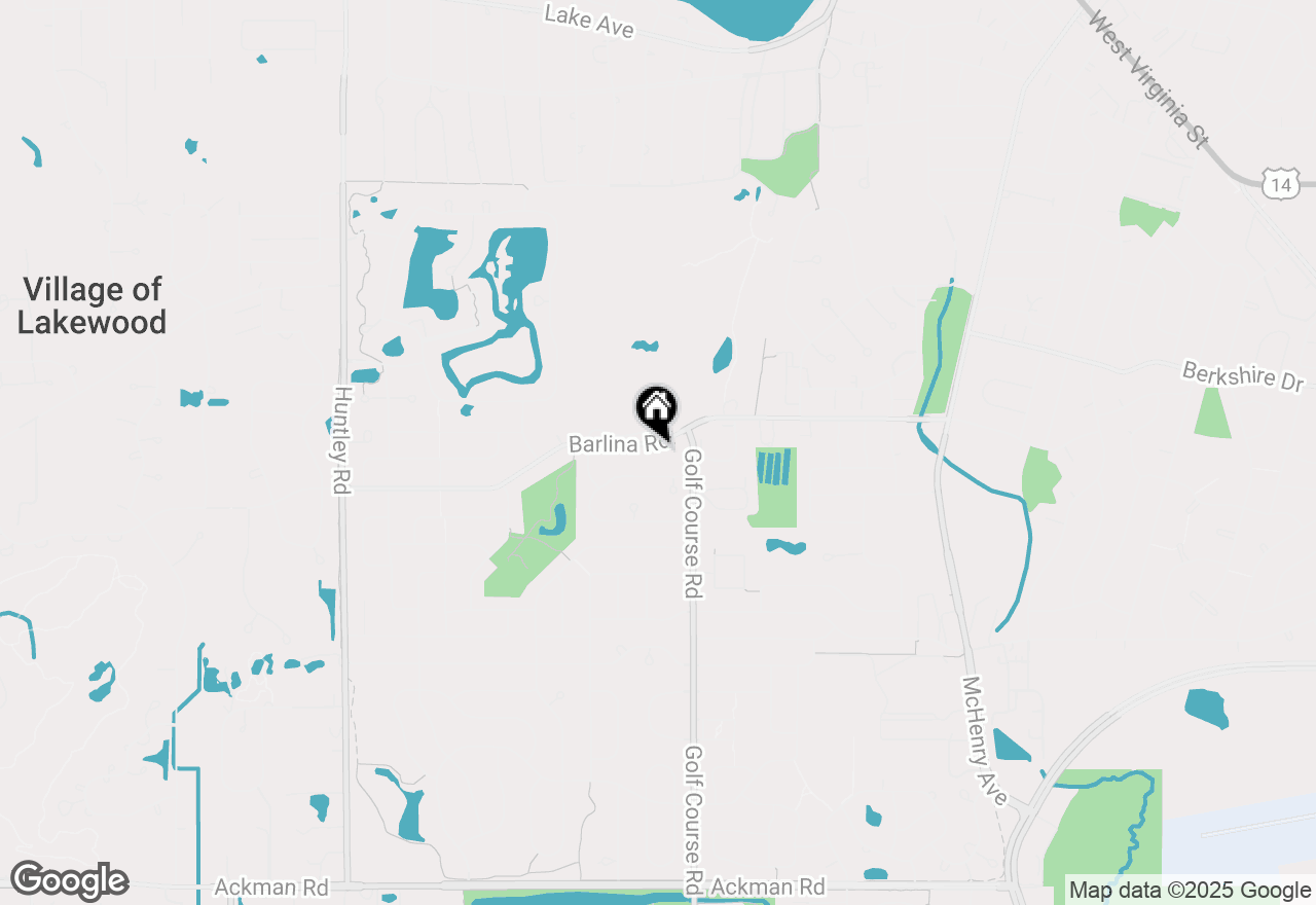 Map of 863 Barlina Road, Crystal Lake, IL 60014