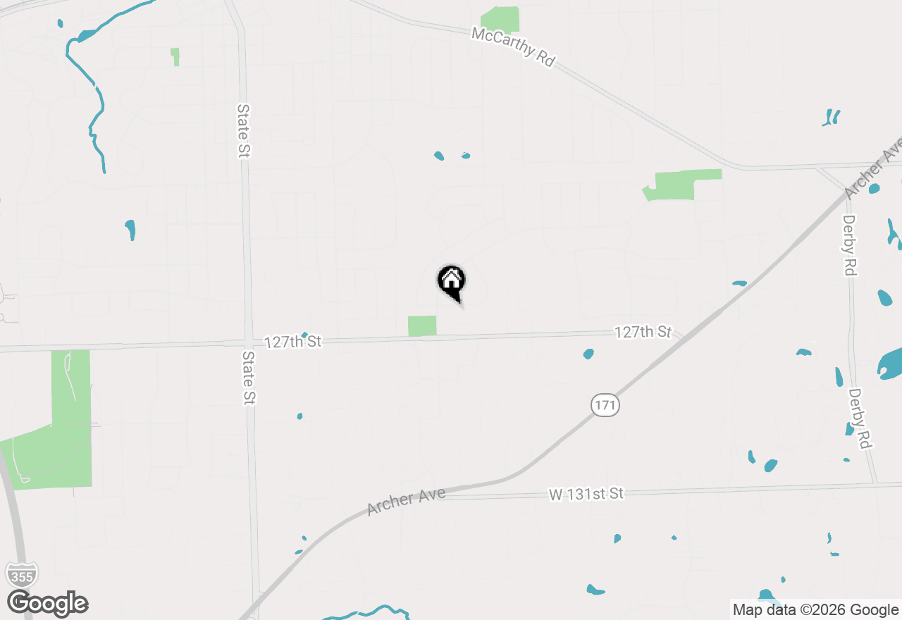 Map of 1385 Overton Drive, Lemont, IL 60439