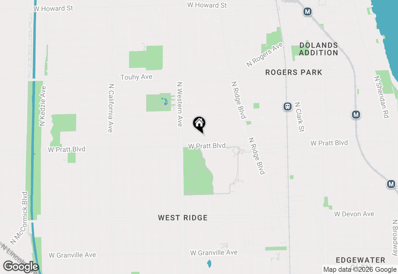 Map of 2245 W Farwell Avenue #3B, Chicago, IL 60645