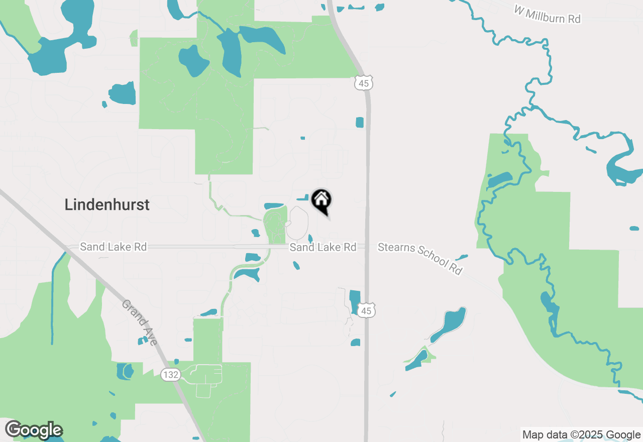 Map of 299 Cross Creek Lane, Lindenhurst, IL 60046