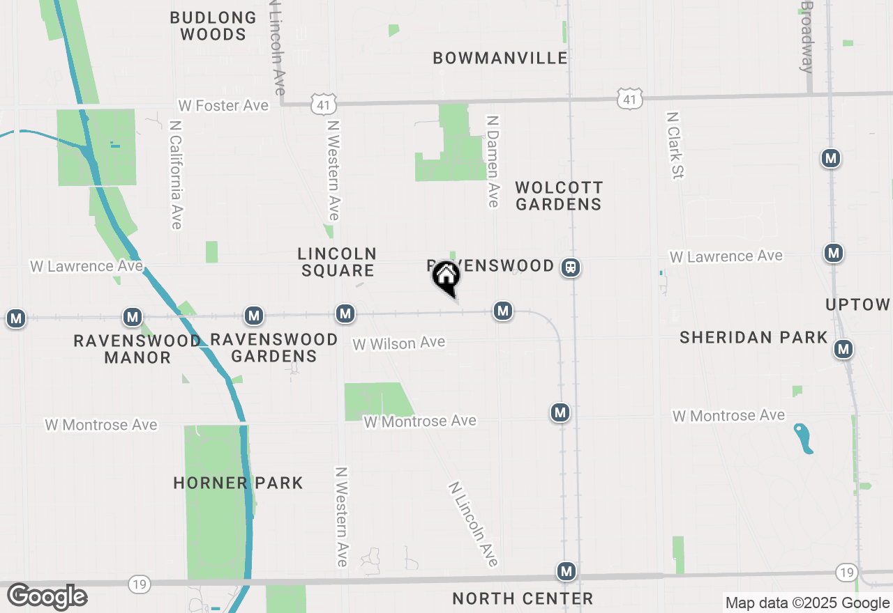 Map of 2135 W Leland Avenue, Chicago, IL 60625