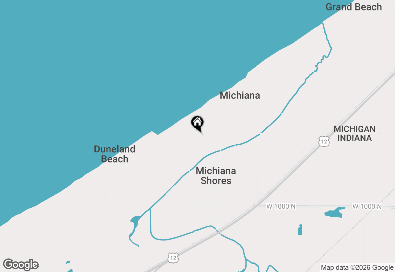 Map of 3749 Michiana Drive, Michiana Shores, IN 46360