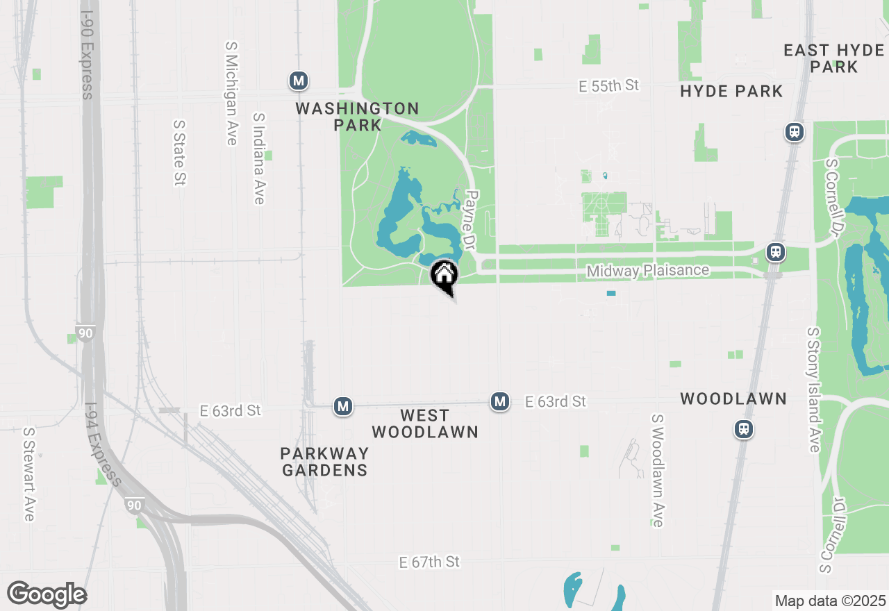 Map of 6029 S Champlain Avenue #3, Chicago, IL 60637