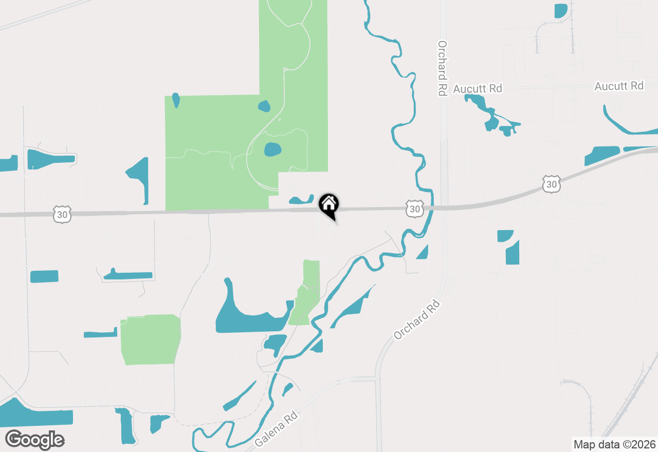 Map of 2150 Sandhill Court, Joliet, IL 60435