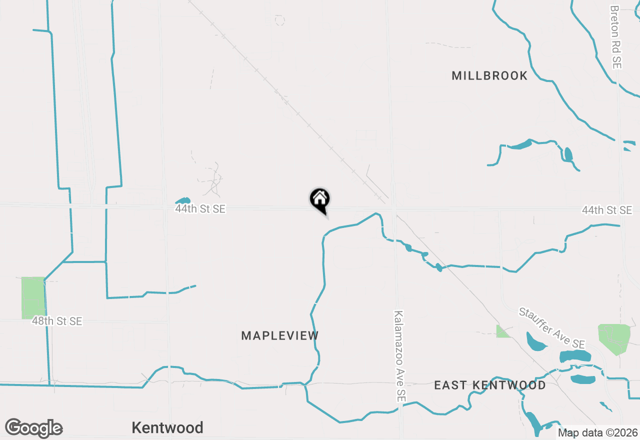 Map of 4428 Curwood Avenue Se, Kentwood, MI 49508
