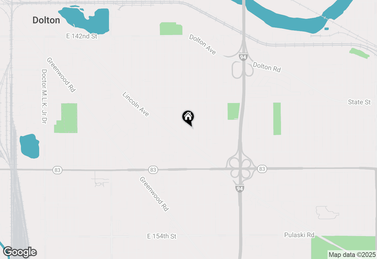 Map of 14731 Avalon Avenue, Dolton, IL 60419