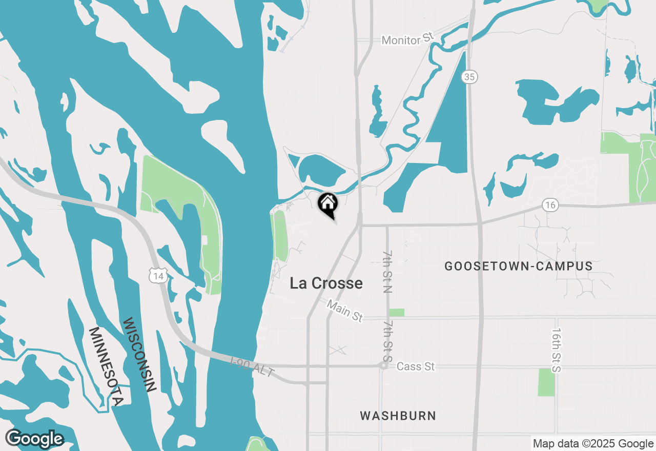 Map of 401 2nd St N, La Crosse, WI 54601