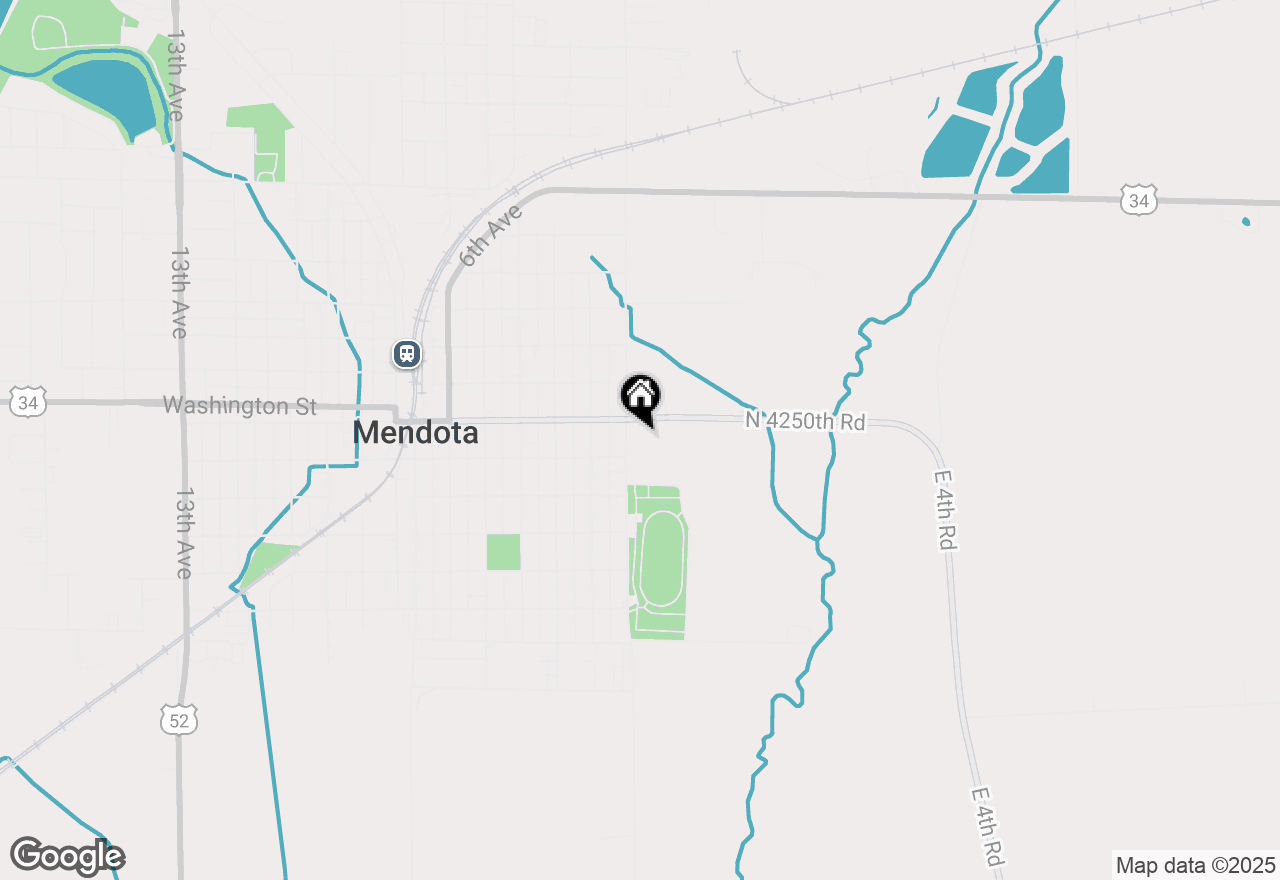 Map of 605 1st Avenue, Mendota, IL 61342