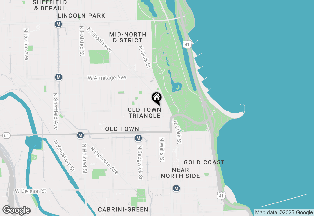 Map of 1748 N Crilly Court, Chicago, IL 60614