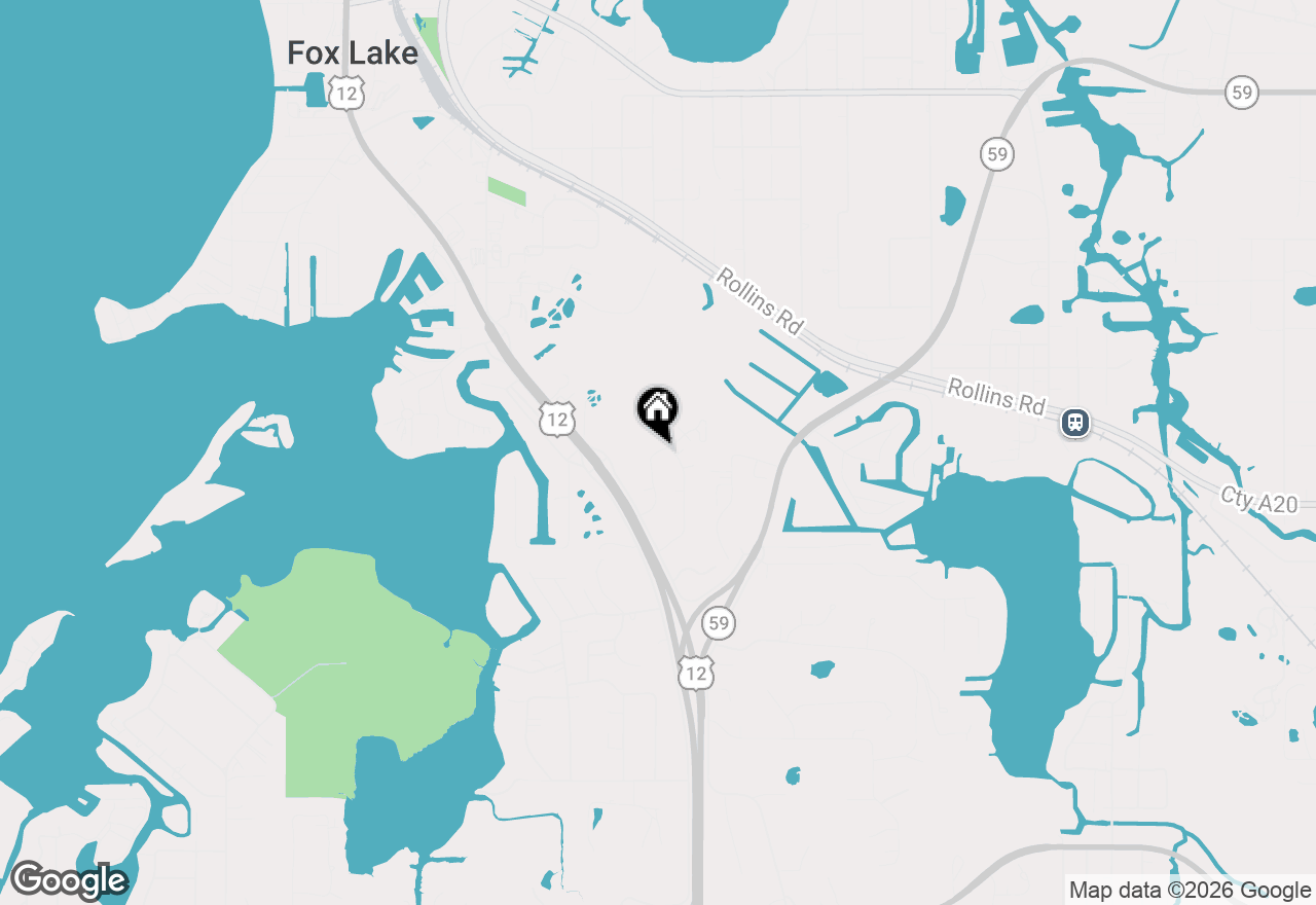 Map of 570 Foxridge Drive #B, Fox Lake, IL 60020