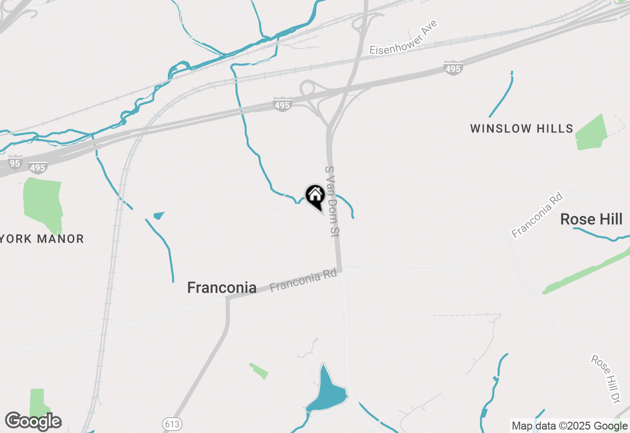 Map of 6090 Crown Royal Circle, Alexandria, VA 22310