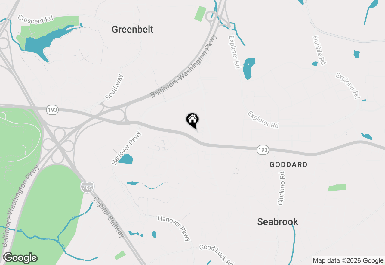 Map of 8108 Mandan Terrace, Greenbelt, MD 20770