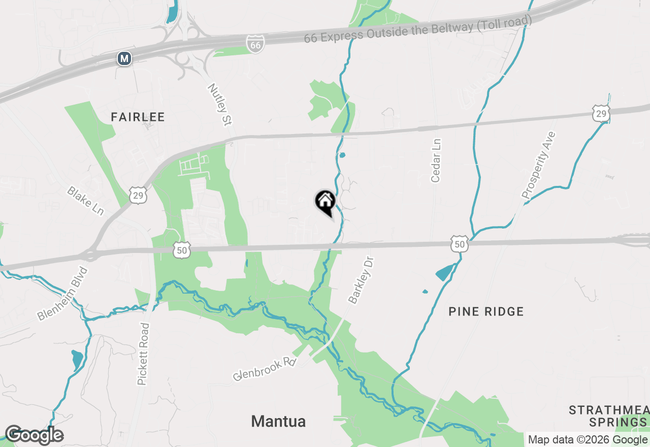 Map of 3145 Ellenwood Drive, Fairfax, VA 22031