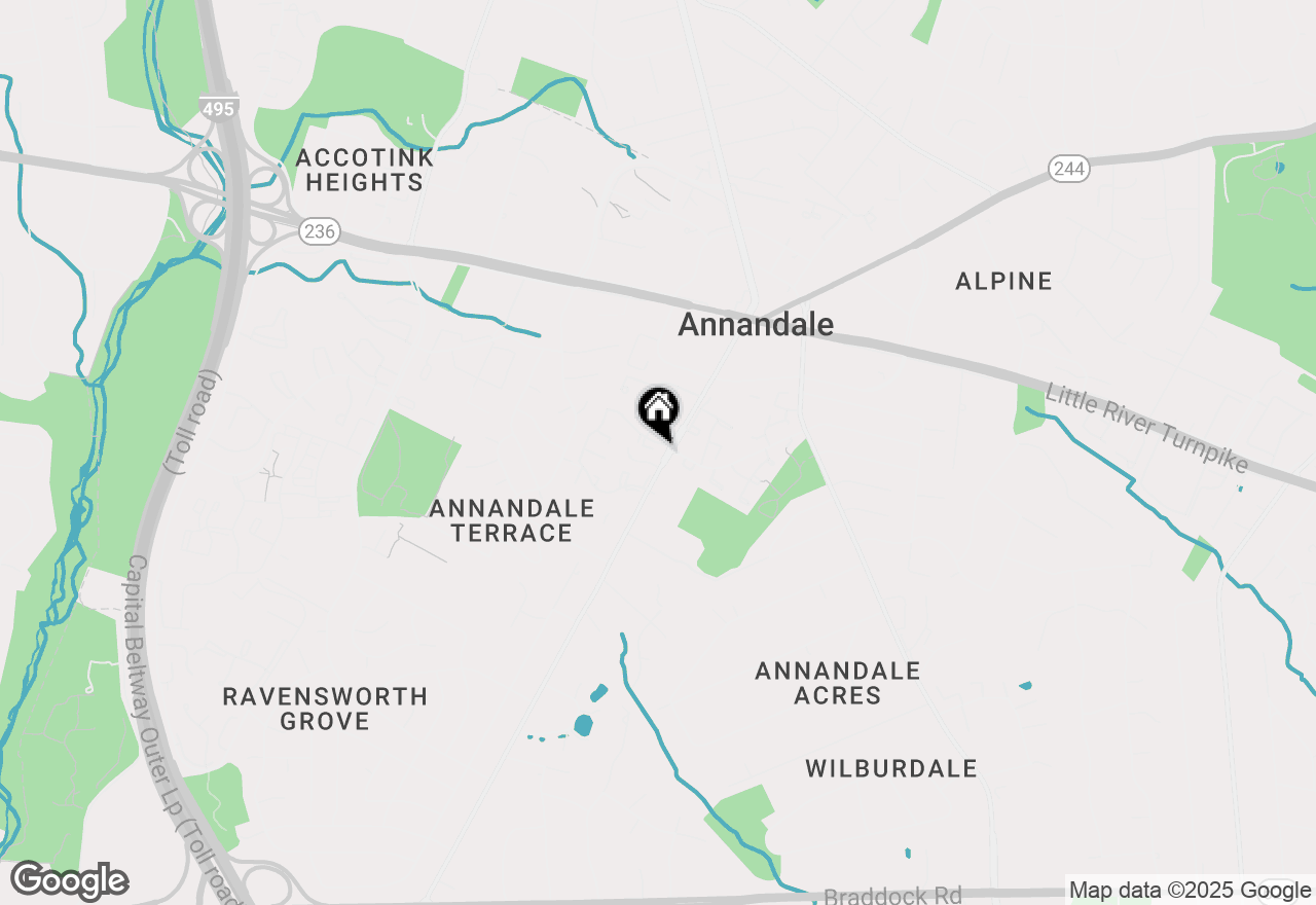 Map of 4492 Ruggles Court, Annandale, VA 22003