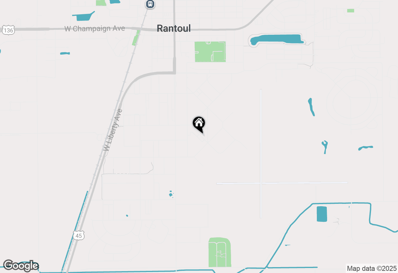 Map of 820 Arends Boulevard, Rantoul, IL 61866