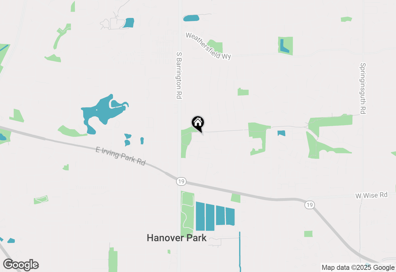 Map of 1316 Kingsbury Drive #1, Hanover Park, IL 60133