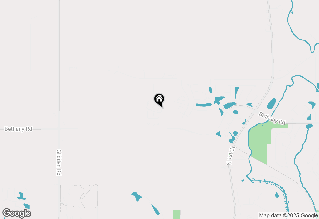 Map of 660 Kenwood Court, Dekalb, IL 60115