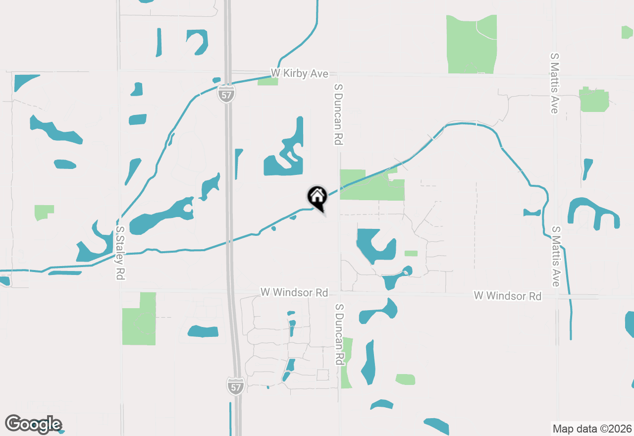 Map of 29 Fields East Drive, Champaign, IL 61822