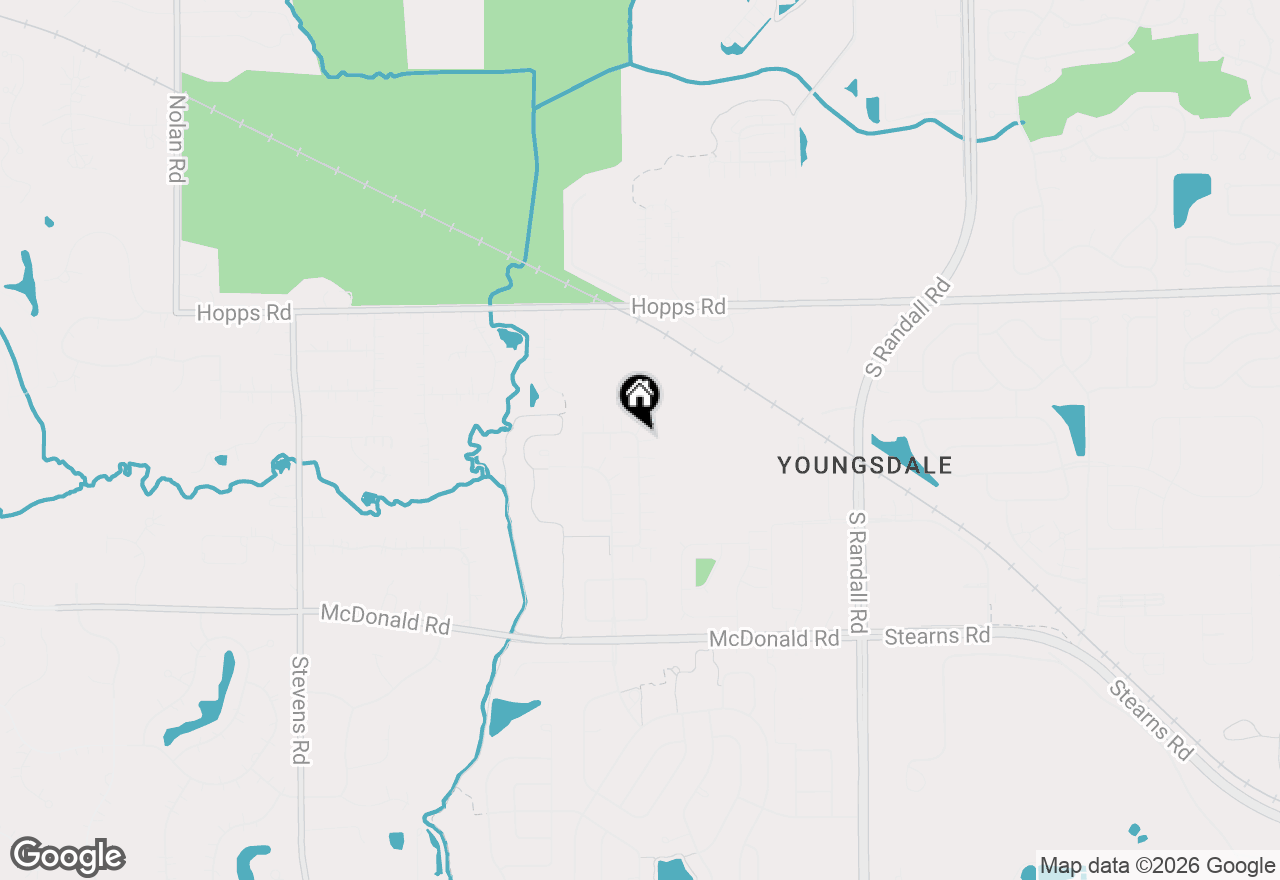 Map of 289 Nicole Drive #B, South Elgin, IL 60177