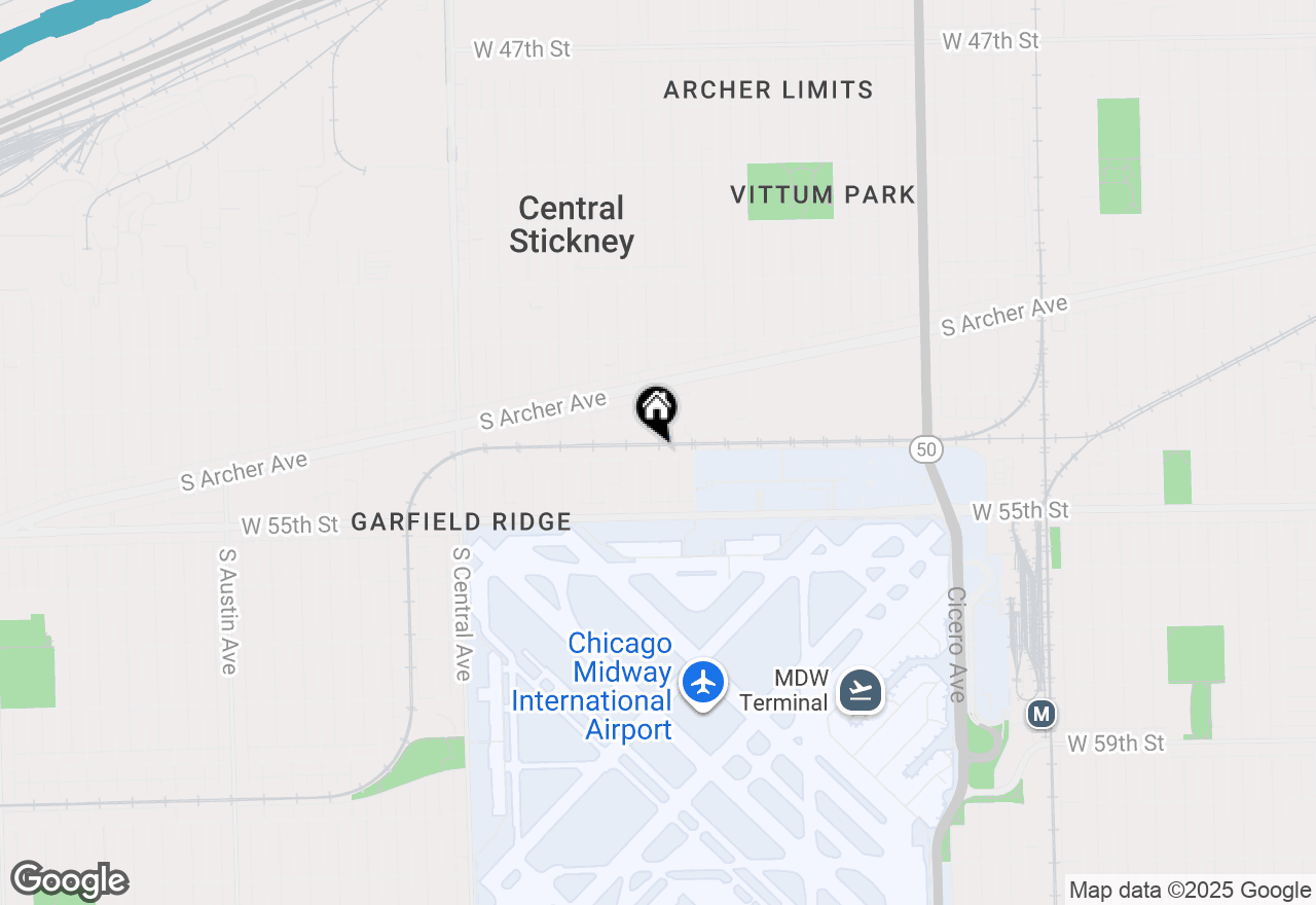 Map of 5236 W 54th Street, Chicago, IL 60638