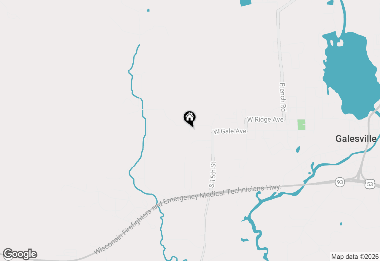 Map of W21123 Emerson Ln, Galesville, WI 54630