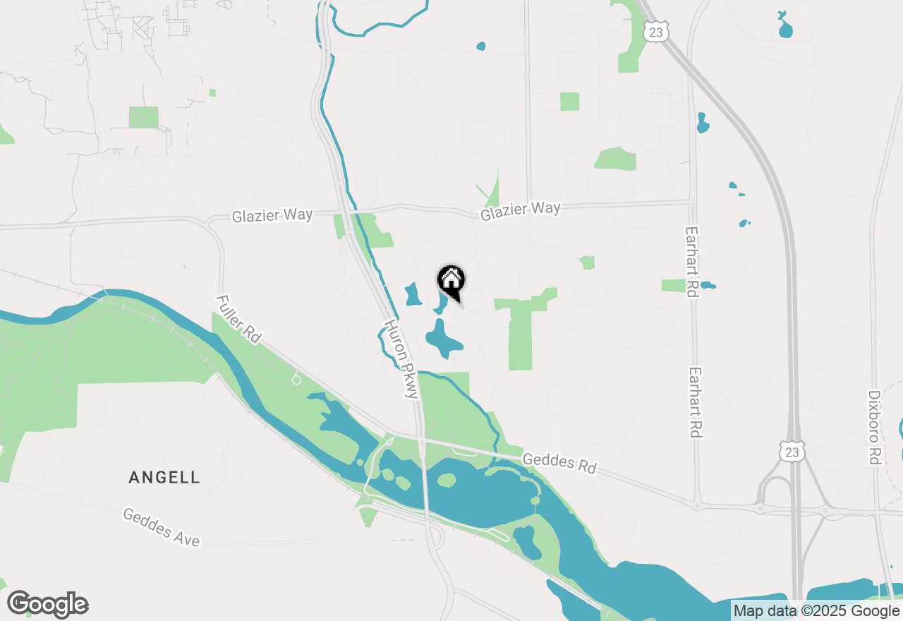 Map of 689 Watersedge Drive, Ann Arbor, MI 48105