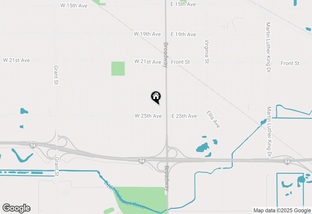 Map of 2429 Adams Street, Gary, IN 46407