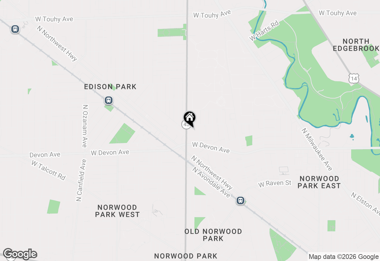 Map of 7137 W Arthur Avenue, Chicago, IL 60631