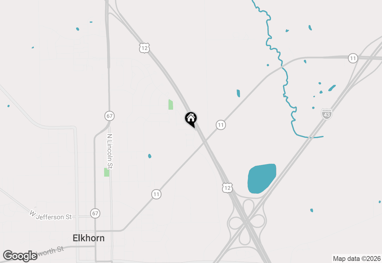 Map of 624 E Market Street #101, Elkhorn, WI 53121