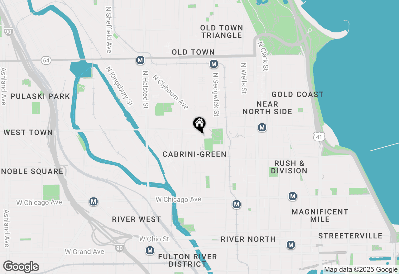 Map of 466 W Elm Street, Chicago, IL 60610