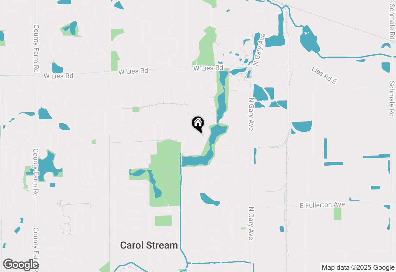 Map of 262 Allegro Lane #25-7, Carol Stream, IL 60188
