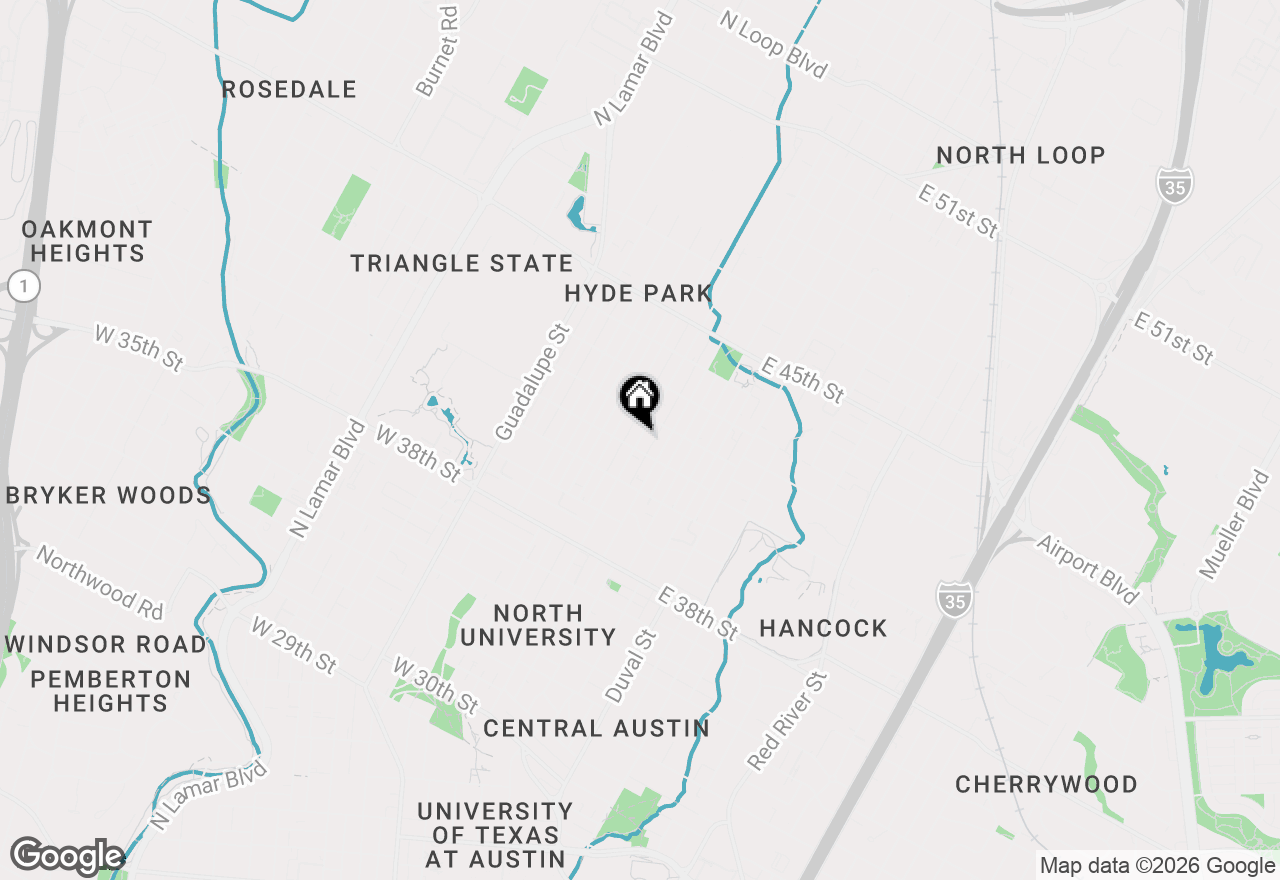 Map of 4103 Speedway #205, Austin, TX 78751