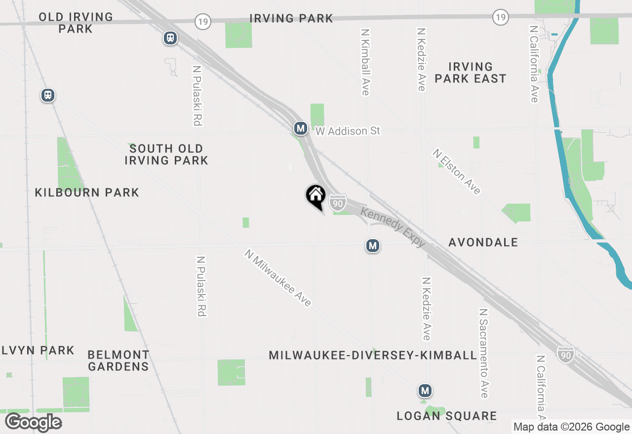 Map of 3261 N Central Park Avenue, Chicago, IL 60618